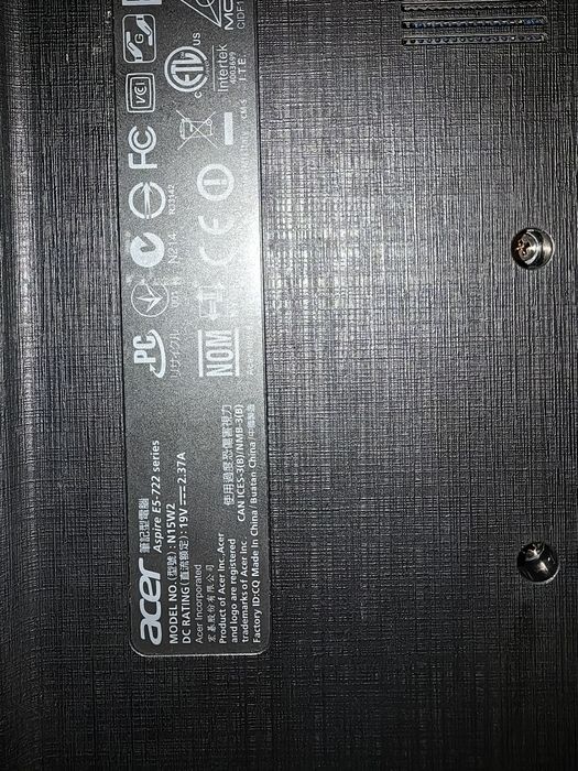 Лаптоп Acer aspire e5-722 series