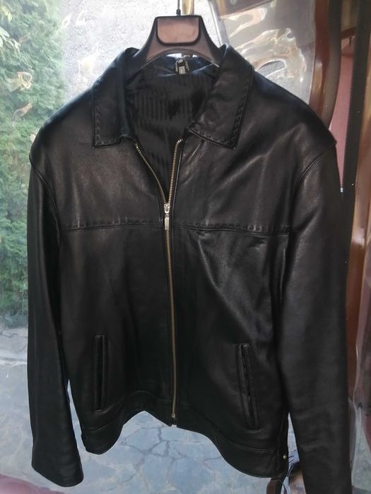 Продавам мъжко кожено яке от естествена кожа.,размер 52.