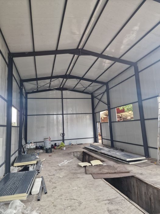 Vând hală metalică lucrăm fără avans Asiguram si montaj