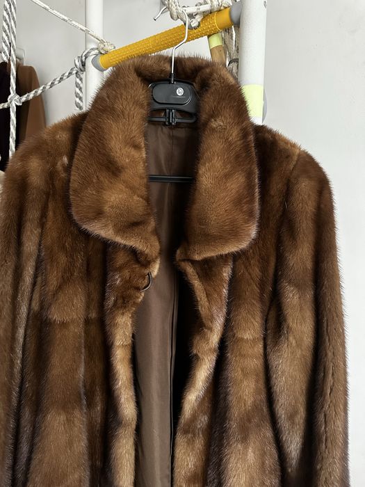 Шуба норковая lux M б/у