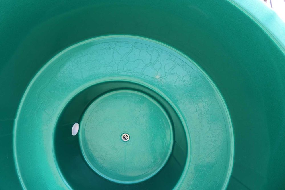 Ciubar din fibra de sticla Verde Metalizat