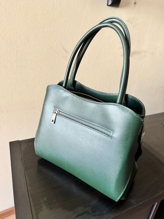 Чанта от естествена кожа. Made in Italy