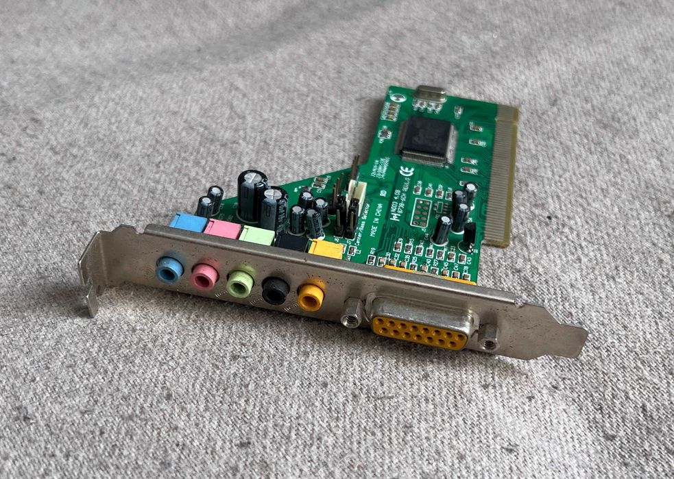 Placă de sunet PCI C Media CMI8738 6CH 5.1 Audio compatibil Windows