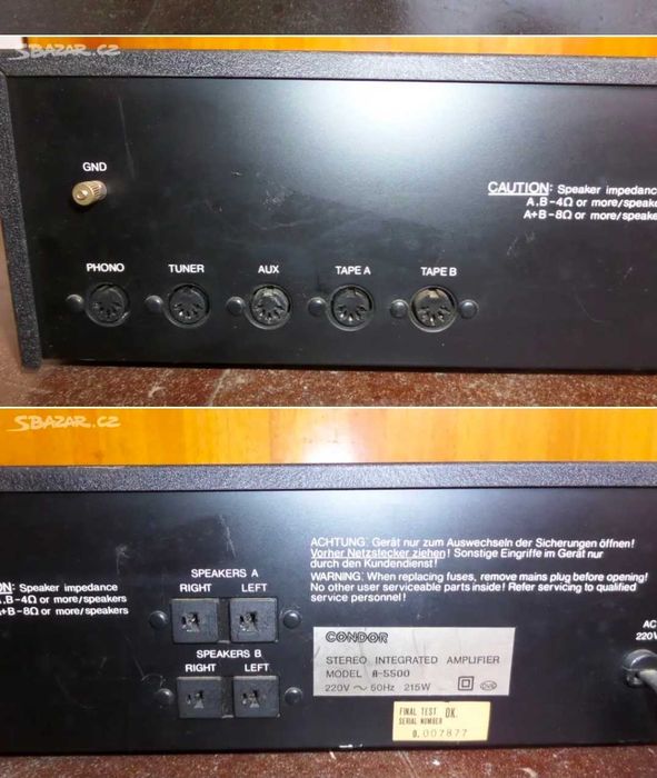 Statie Condor A5500 + 2 boxe Technis