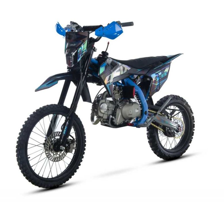 Motocicleta Enduro/Cross Asix XB67 125cc, 4T, 19"/16", negru/albastru