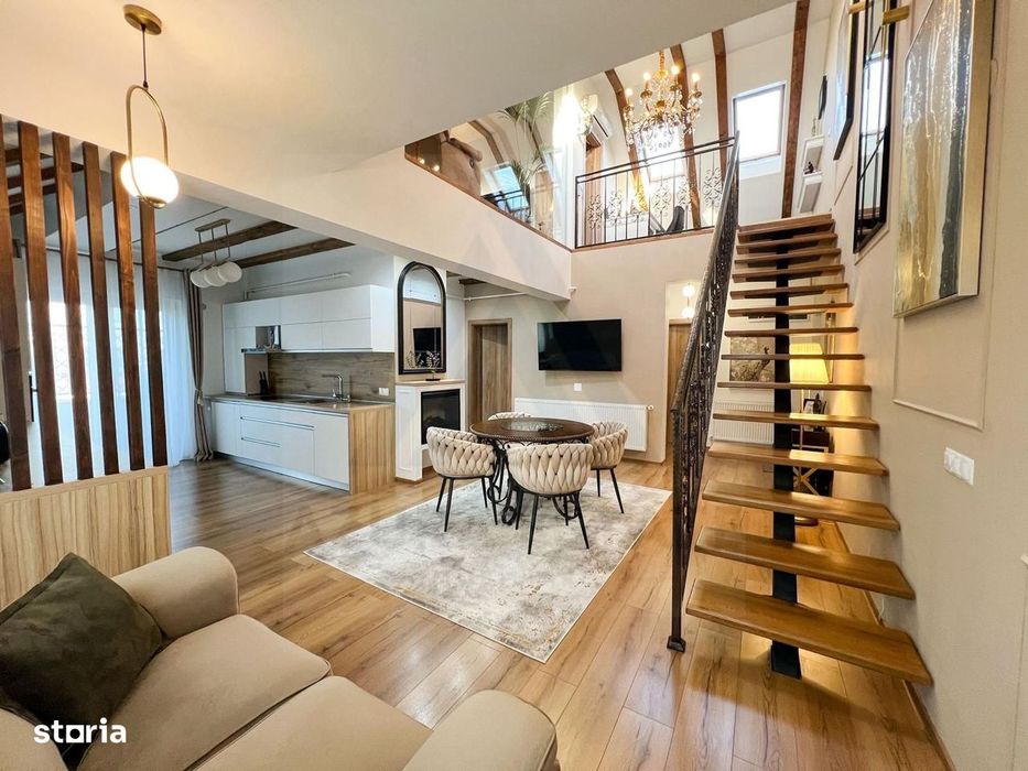 Penthouse lux 122 mp utili 4 camere 3 bai etaj 2 in Arhitectilor