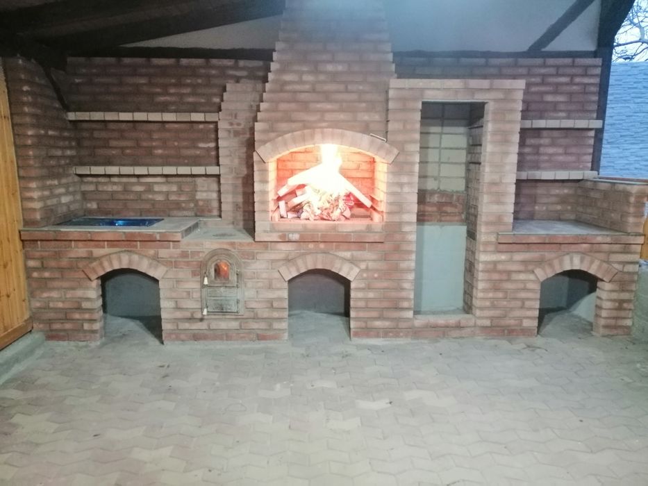 Gratar de cărămidă, sobe, șeminee