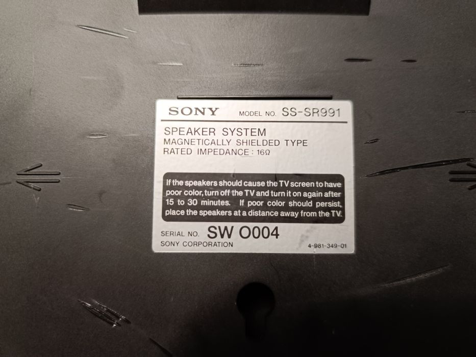 Sony съраунд тонколони