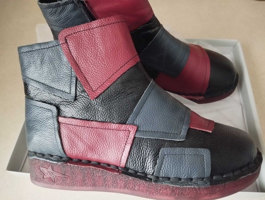 Боти естествена кожа