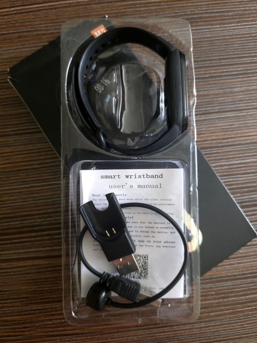 Смарт часовник 1Tech M5, Черен