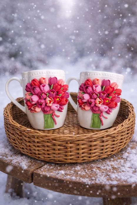 Cana decorata manual