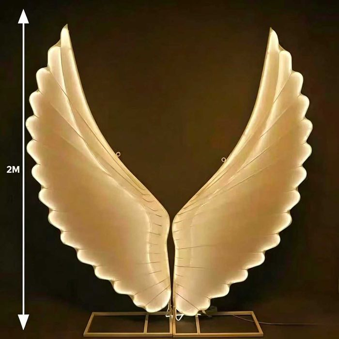 Decor Aripi decorative LED tip Inger pentru evenimente lumina calda 2 M design elegant