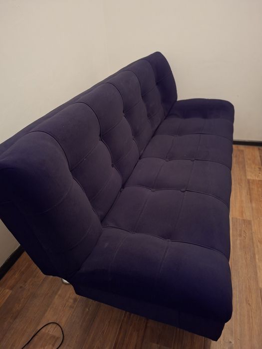 ДИВАН Расскладной замша велюр бархат