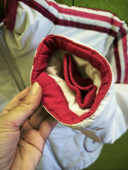 Ново яке Адидас бяло и розово