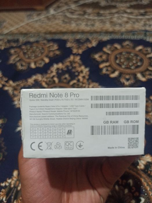 Redmi not 8 pro 128-8