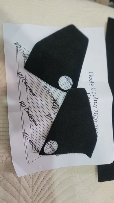 Обшивка бардачок geely coolray 2018