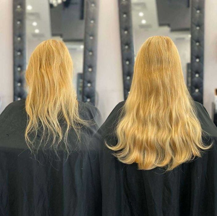 Montaj extensii de par Keratina Premium