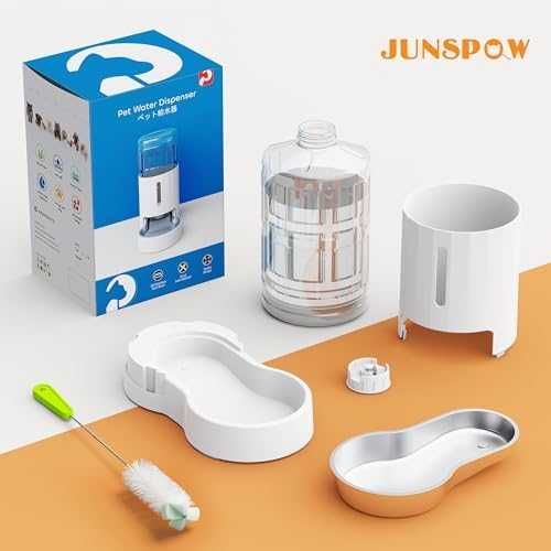 Pet Water Dispenser 6L Stainless Steel BPA-Free Automatic for Cats & Dogs – White