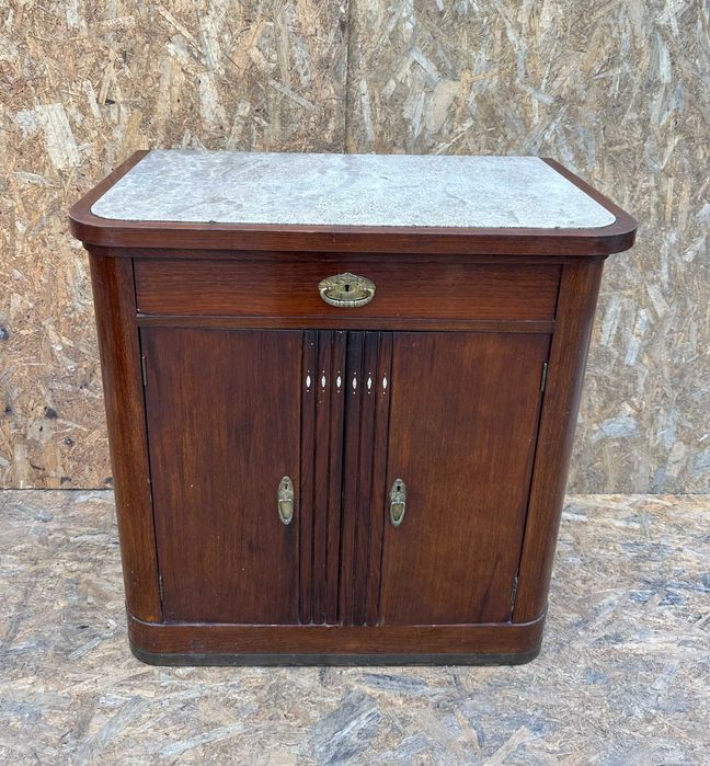 Dulap cu Vitrina ArtDeco interbelica anii '40; Biblioteca; Bufet