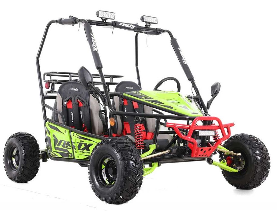 Asix Buggy 125cc, roti 7 inch, 3+1 viteze, culoare lime/negru