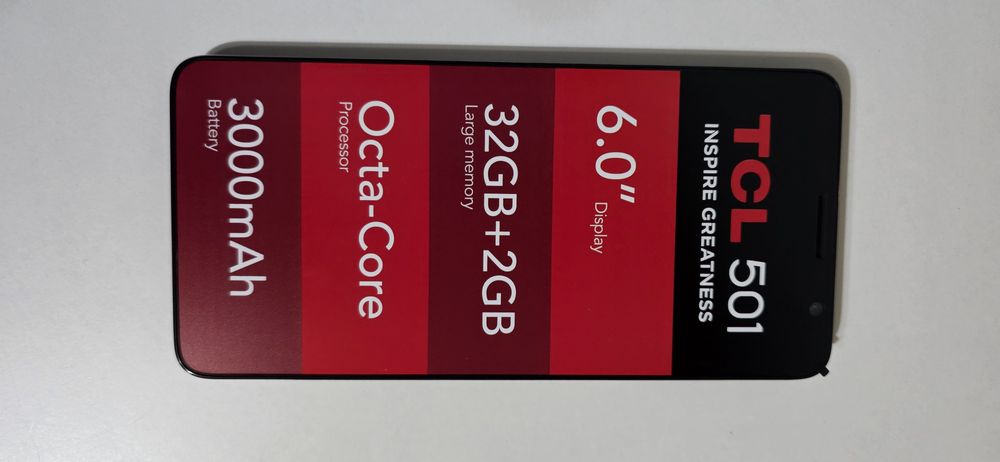 Telefon mobil TCL 501, 2GB RAM, 32GB, 4G, Prime Black