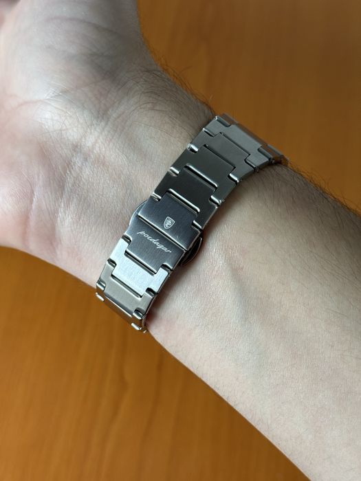Ceas Bărbătesc Poedagar Argintiu Premium – Pachet Complet + Unealtă Ajustare