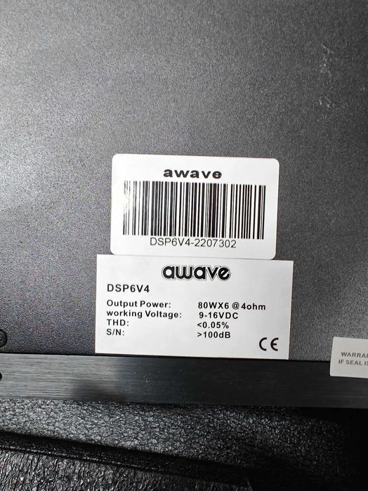 Vand amplificator auto AWAVE DSP 6V4, by STEG, NOU, NEMONTAT, GARANTIE