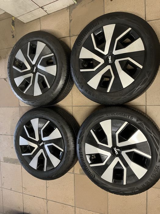 Roti/jante /anvelope 195/55/16-4x100 r16 logan,jogger,lodgy,sandero,doker,dacia