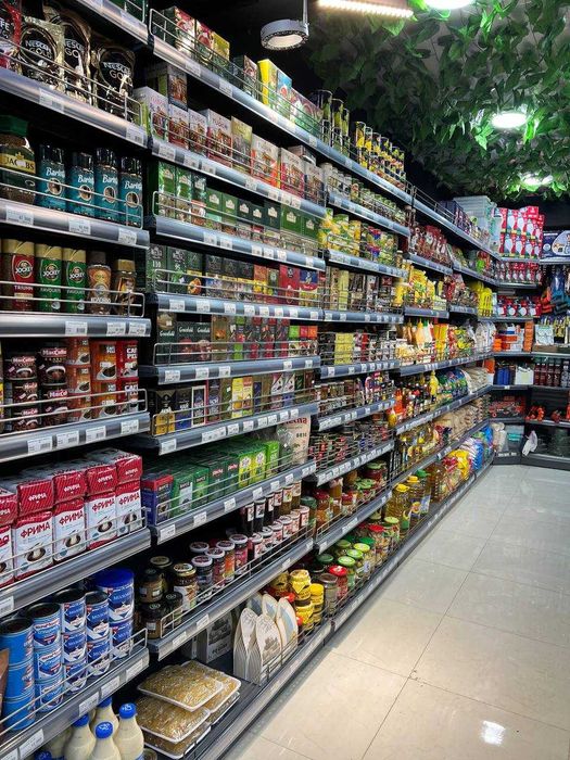 Торговый стеллаж полочный стеллаж для магазины продуктовый стеллаж