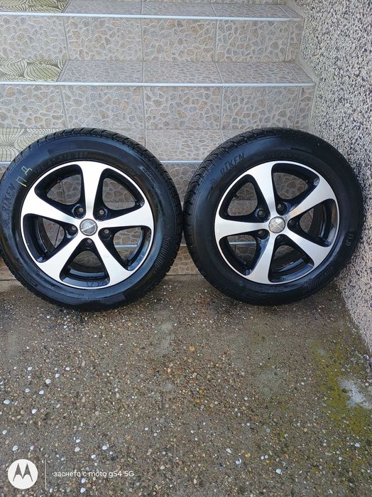 джанти 5x112  195/60 r15 BORBET+ЗИМНИ ГУМИ