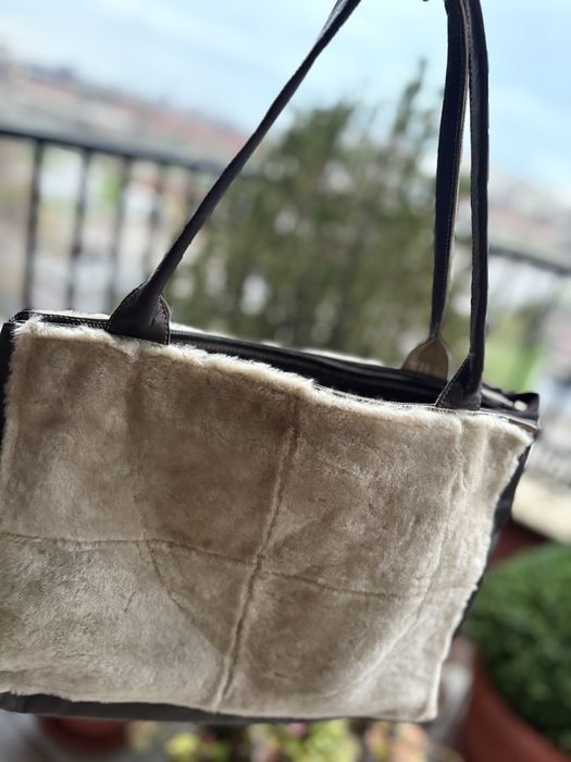 НОВА чанта от естествена кожа