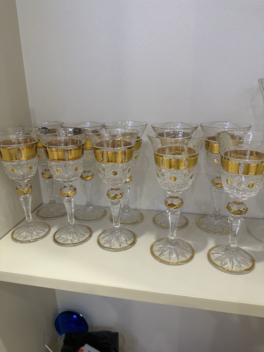 Рюмки для спиртных напитков из чешского хрусталя “Crystal Heart”