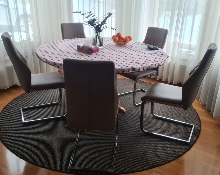 Scaune din imitatie de  piele ca noi