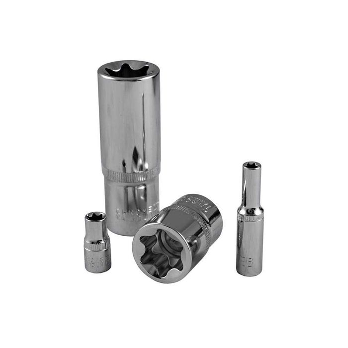 Set tubulare stelate lungi+scurte.Set tubulare E.Tubulare Torx lungi