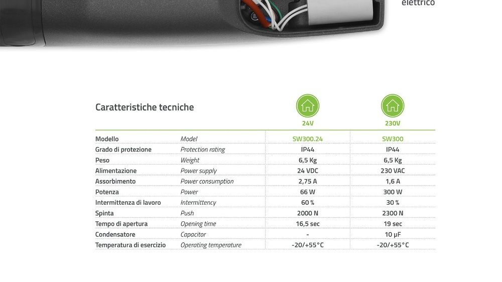 Kit automatizare poarta batanta Tethys ultra kit, max.3m/aripa