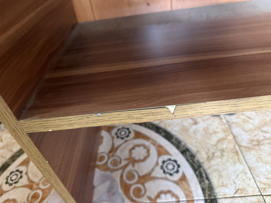 Comodă TV din PAL, maro, 81 × 40 cm