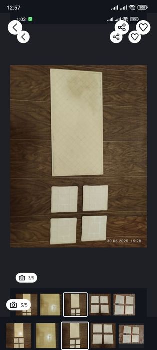 Остатки плитки новая