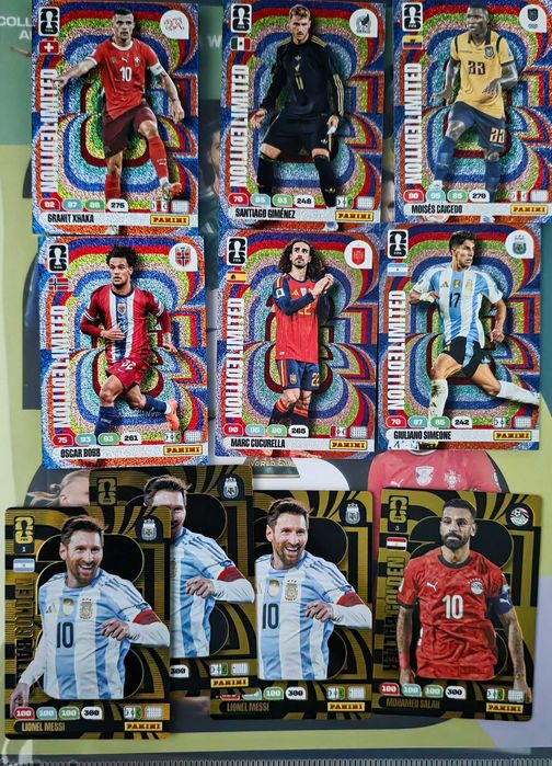 Продавам/разменям карти panini xl world cup 2026