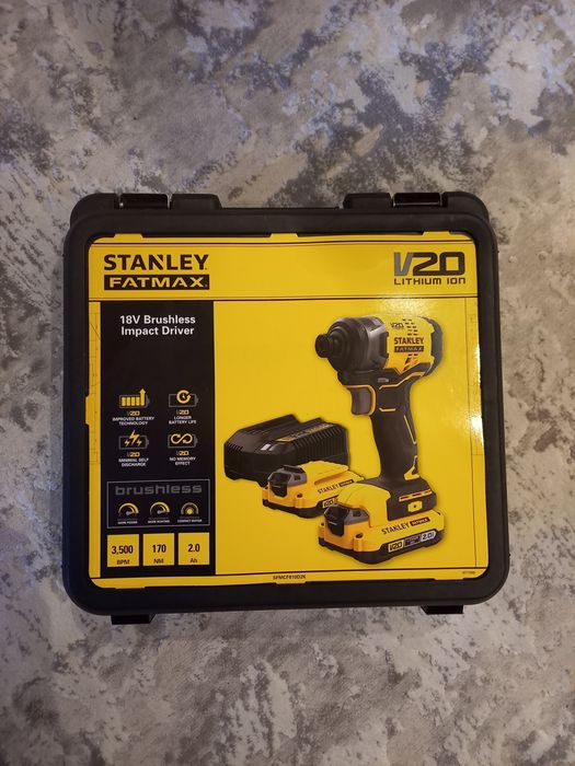 Masina de insurubat cu impact STANLEY SFMCF810D2K, 18V, cu acumulator