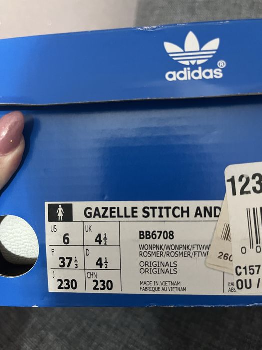 Adidas Gazelle маратонки/сникърси 37 1/3 номер