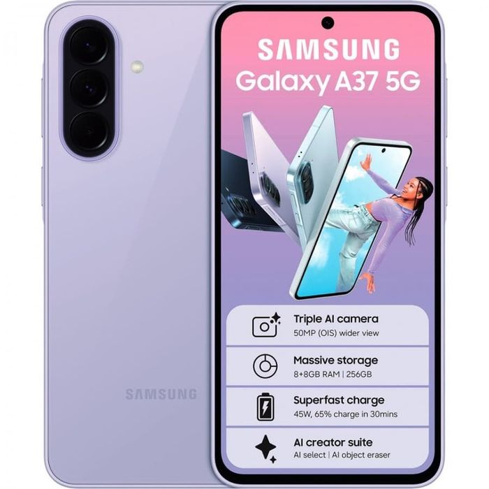 Новый Samsung A37 5G  +1Год Гарантия +IMEI +Доставка
