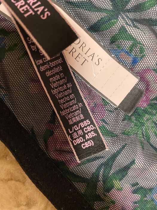 Суитен-бюстие мек без push-up victorias secret