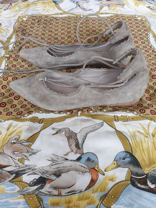 Balerini piele naturala Kennel & Schmenger Musette Massimo Dutti Zara