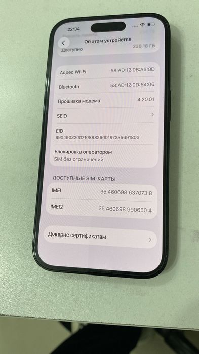 Iphone 14 pro 256 gb