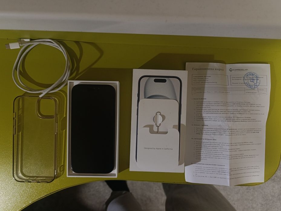 iPhone 15 128gb 94% батерия. В ГАРАНЦИЯ.