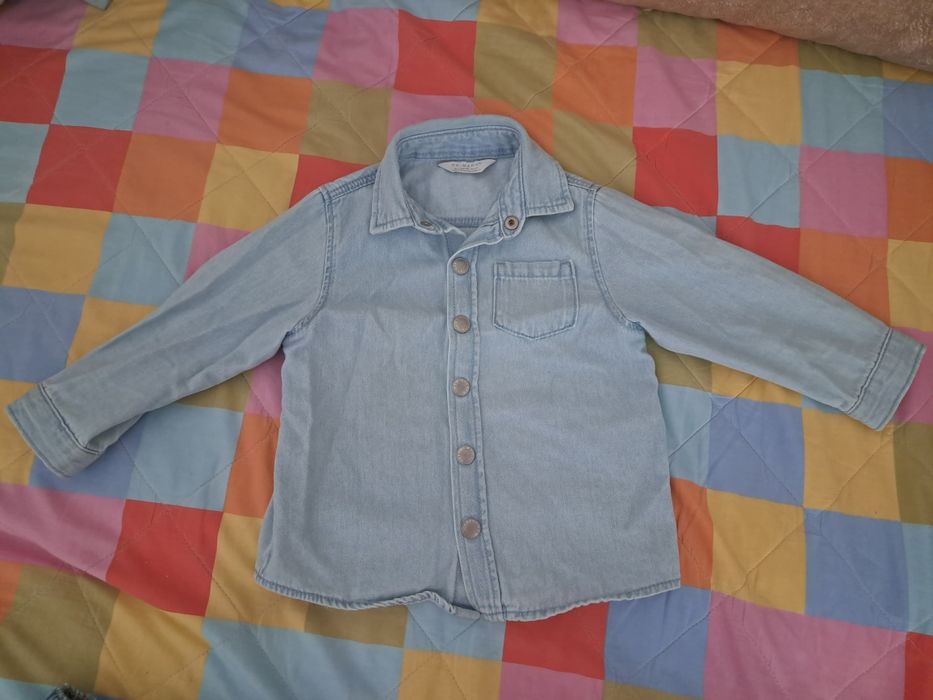 Compleu Zara (cămașă+blugi) pentru copii marimea 86 (1-2 ani)