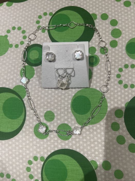 Сребърен комплект Swan Pearls