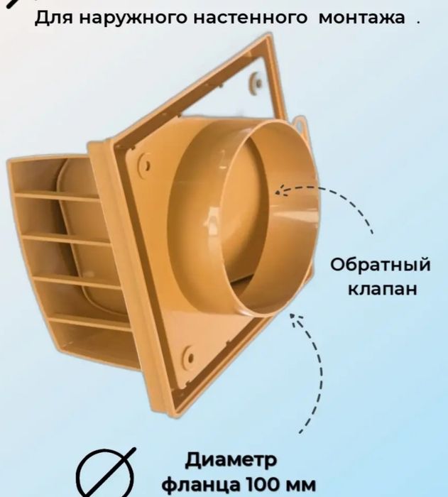 Вытяжка на стену диаметр 100