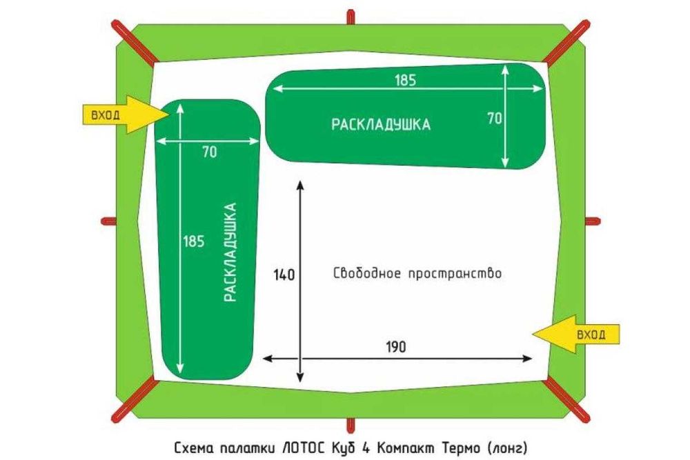 Лотос-тент Куб 4 Классик Термо