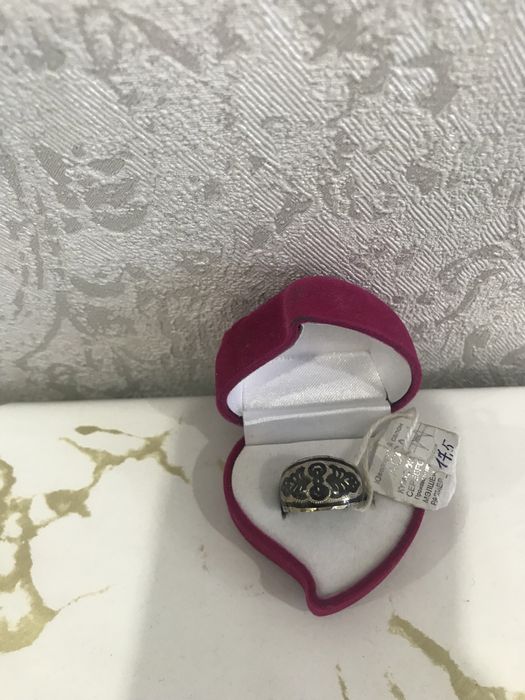 Кольцо серебро женское